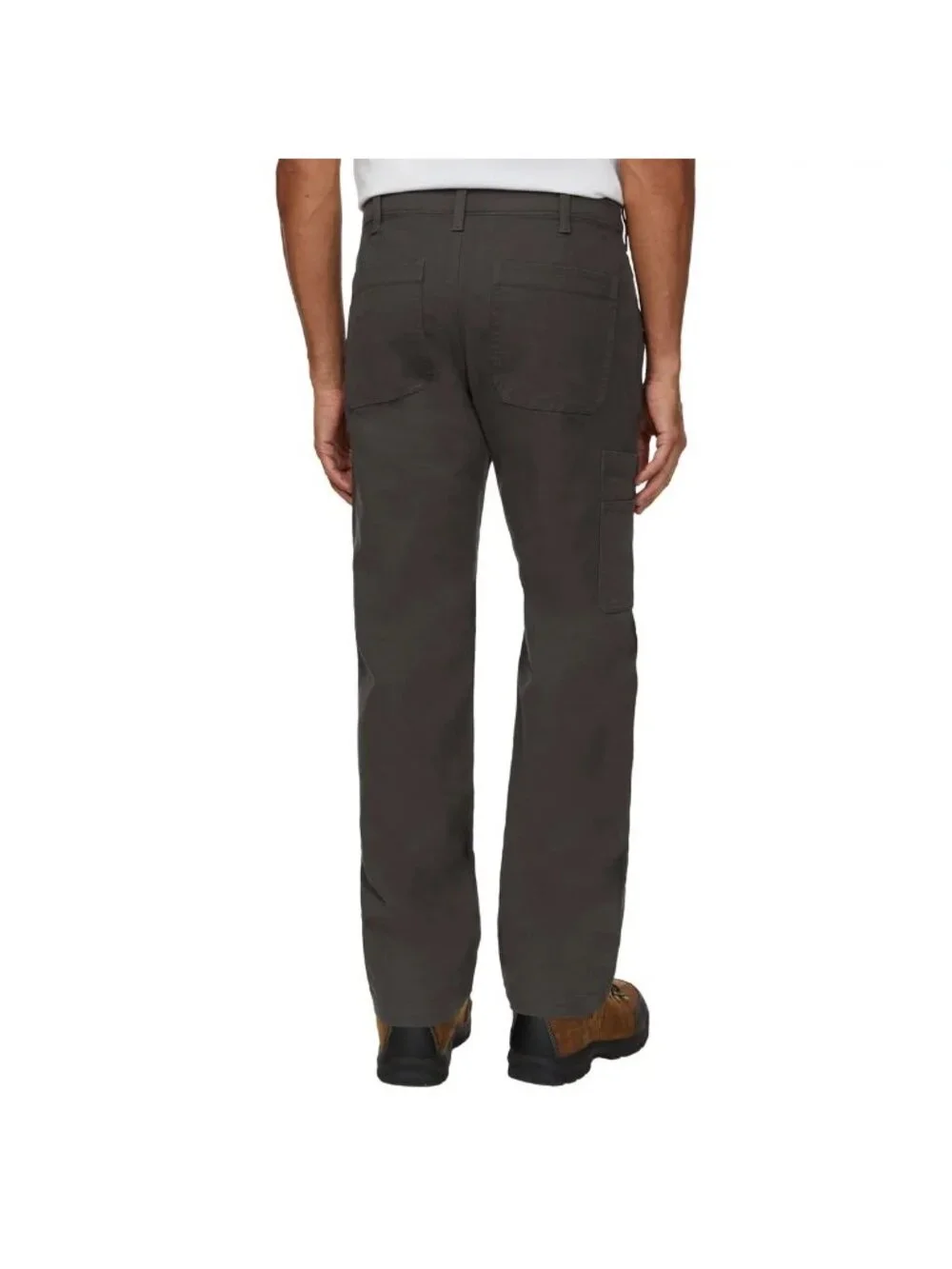 NWT CAT Men's Gray 34x34 Utility Work Canvas Pants Flex Waistband Cargo